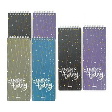 misoro 長型上翻線圈筆記本 2106, 隨機出貨, 6個