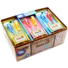 秘密筆 2款, 混色, 18組