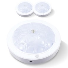 씨티오 LED원형센서등 15W, 주광색, 3개