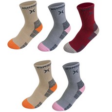 HUMONT 女性登山襪5雙組, 隨機出貨, 5個