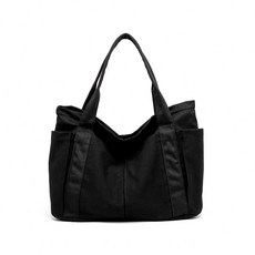 手提拉鍊帆布包