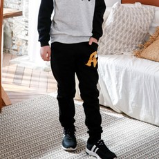 JACKID 男童A STAR刷毛長褲