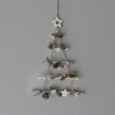 BLOOMING&ME 松果木聖誕樹+串燈 10顆, 混色