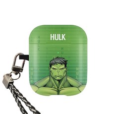 마블 비하인드 고리형 에어팟 케이스, 헐크