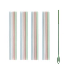 矽膠吸管16p+矽膠吸管洗刷綠色, 1組