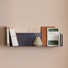 리센트 포켓 스틸 벽선반, 그레이