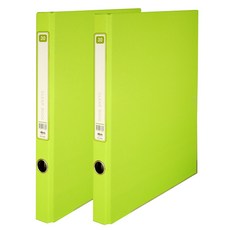 A4透明文件夾 30頁, 淺綠色, 2個