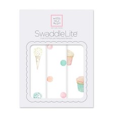 SwaddleDesigns 輕便印花毯3件組, SD-526MC