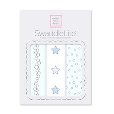 SwaddleDesigns 輕便印花毯3件組, SD-488SB
