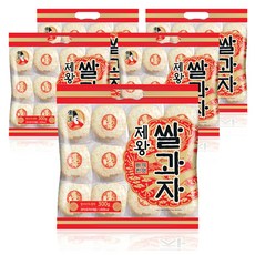 제왕 쌀과자 바삭한맛 원형, 300g, 5개
