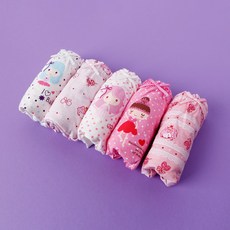 VALENTINO CHRISTY 女孩童印花三角內褲 5入