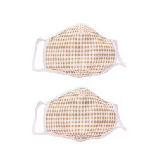 孩童印花圖案立體口罩 2入