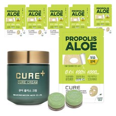KIM JEONG MOON 金正文 Cure+ 面霜 80g + 蜂膠蘆薈面膜 25ml x 10p + Cure迷你面霜 3.5g x 2p, 1套