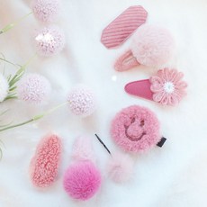 chenny bongbong Dutche 粉色髮夾組