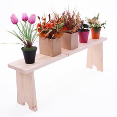 沒藥樹紅松實木多架花盆展示架 750 x 140 x 240 cm, 一級, 單色