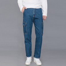 DYJEEN 男款寬版口袋牛仔褲10分褲 ME176B