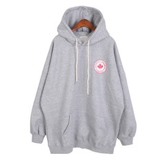 빅사이즈클럽 남녀공용 DG 캐나다 기모후드티