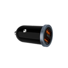 오엠티 차량용 듀얼 QC3.0 고속 충전기, OC-2PQC, 혼합 색상