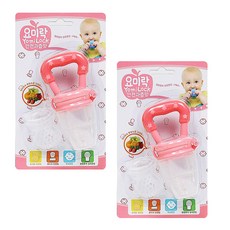 Yomilock 咬咬樂奶嘴, 粉色, 2個