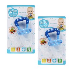 Yomilock 咬咬樂奶嘴, 藍色, 2個