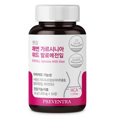 PREVENTRA 膳食纖維藤黃果蘆薈錠, 56顆, 1罐