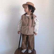 Dyang幼兒用毛絨背心