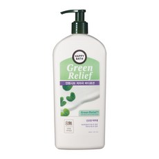 해피바스 그린릴리프 인텐시브 저자극 바디로션 풀향, 400ml, 1개