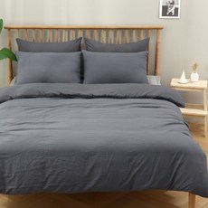 tacca tacca Holic優質水洗雙面棉被, 深灰色