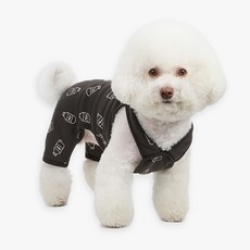 ITS DOG 牛奶連身狗狗服飾, 炭灰色