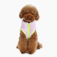 ITS DOG 霓虹羽絨狗狗背心, 紫色