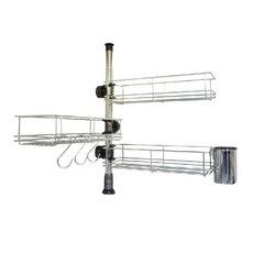 Howder藝術線條水槽廚房置物架 3層, 混色