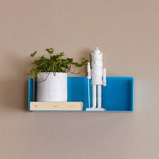 리센트 포켓 스틸 벽선반, 블루