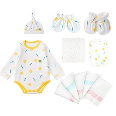 Philli&Imps 嬰兒圓點直線印花刺繡服飾組