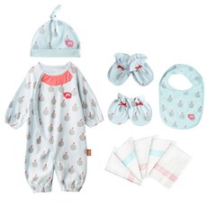 Philli&Imps 嬰兒印花刺繡5件組