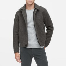 바나나리퍼블릭 남성용 울 블렌드 쇼트 붐버 재킷