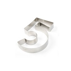 쿠킹플러스 숫자 케익커터 5, 1개