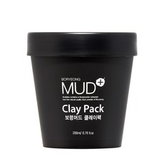 BORYEONG MUD 去角質舒緩泥膜 200ml, 1件, 1個
