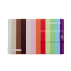 메모렛 퍼스널컬러 카드형 USB메모리 N CARD 봄, 128GB, 1개