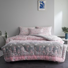 예가로드 플로리 5mm 착번아웃 극세사 차렵이불