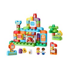 립프로그 립빌더 ABC 하우스 블록 61p, 혼합 색상, 1개