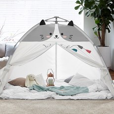 dashop Premium Cozy 自動加熱帳篷貓流蘇 3 人