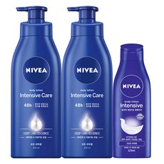 NIVEA 妮維雅 深層修護身體乳液 400ml 2入+125ml, 1組
