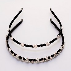 HANNAL RIBON 立體星星和花朵髮箍2件組