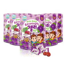 益生菌維他命軟糖 葡萄口味, 60g, 5袋