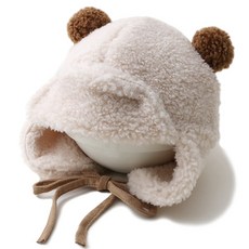 무슈 嬰幼兒用 Syurang 毛球保暖護耳帽