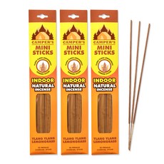 CAMPER'S 檸檬草露營迷你線香 3入, 依蘭