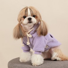 AMYLOVESPET 傑瑞連帽衛衣, 紫色的