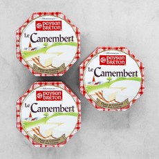페이장브르통 까망베르치즈, 125g, 1개입, 3개