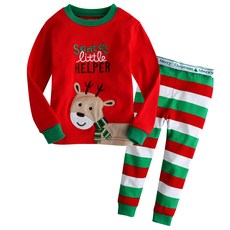 VAENAIT BABY 童款聖誕馴鹿魯道夫圖案居家服+居家褲組