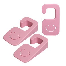 aguard 可掛式微笑門檔, 粉色, 3入